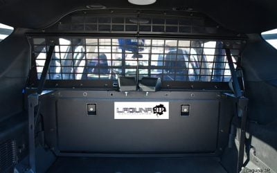 Seat System with Ready Buckle & Rear Cargo Poly Screen: Ford Interceptor Utility 2020-2022