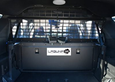 Seat System with Ready Buckle & Rear Cargo Poly Screen: Ford Interceptor Utility 2020-2022